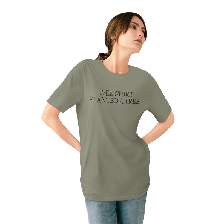 Eco-Friendly Tree Planting T-Shirt, Sustainable Apparel, Nature Lover Gift, Organic Cotton Tee, Earth Day Shirt