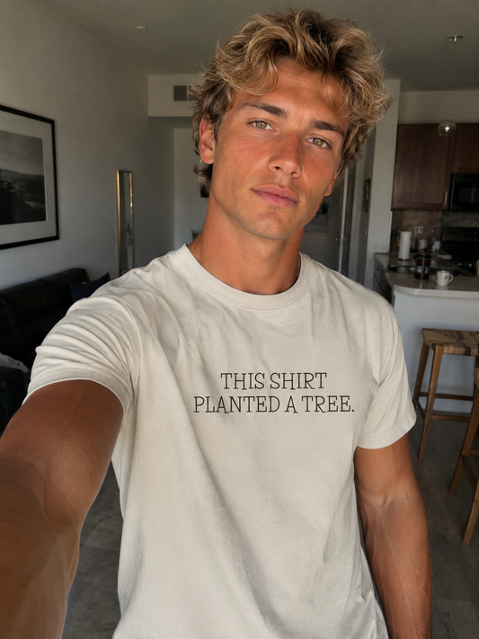Eco-Friendly Tree Planting T-Shirt, Sustainable Apparel, Nature Lover Gift, Organic Cotton Tee, Earth Day Shirt